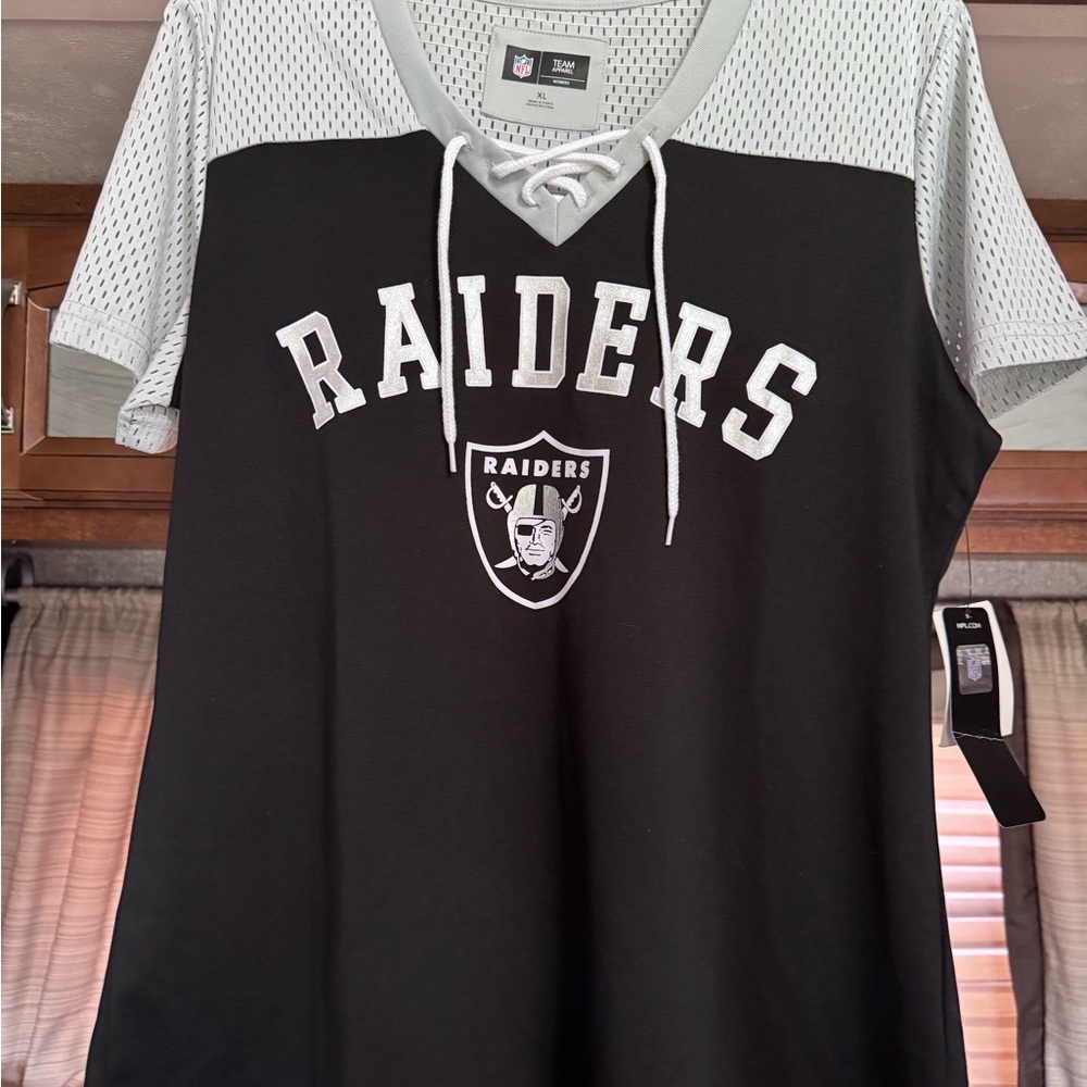 NFL Team Apparel Women's Grayish/White Jersey